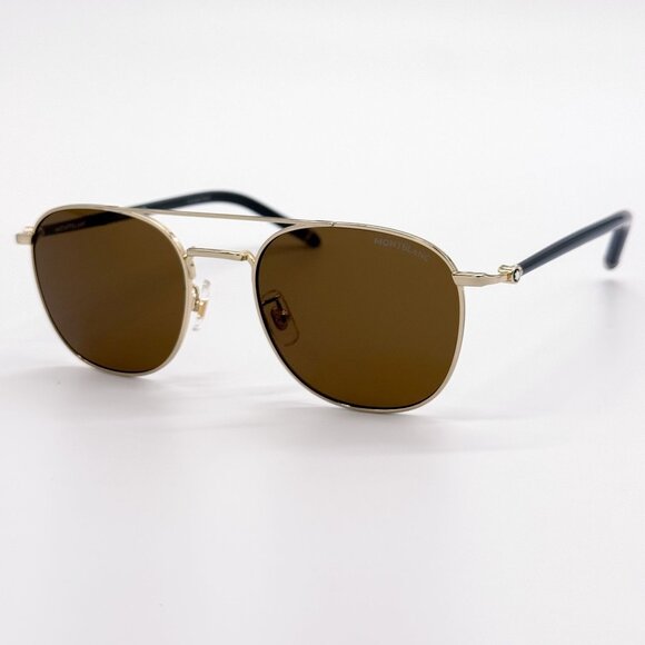 NEW MONTBLANC SUNGLASSES MEN BLACK/BROWN MB0271S 004 EYEWEAR MONTBLANC